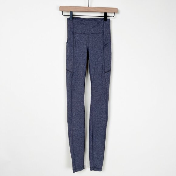 Lululemon Speed Up Tight Leggings Side Phone Pockets High Rise Waisted Tall Long - Picture 8 of 13